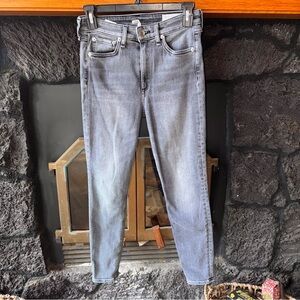 rag & bone size 25 0 Women's Skinny Jeans in Gray Nina high-rise ankle skinny